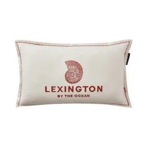 Lexington Logo Embroidered  Linen/Cotton 30x50 Kudde