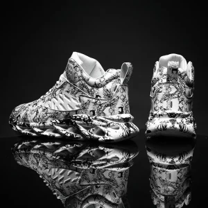 Sneakers Herr | Street Sneakers För Män | Skor Med Graffiti