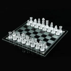 Schackspel K9 Kristall | Elegant Schackuppsättning i Kristallglas
