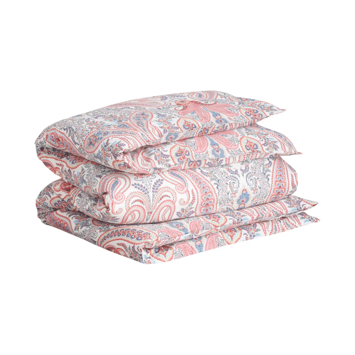 GANT Key West Paisley Påslakanset - Orange Red - Bild 5