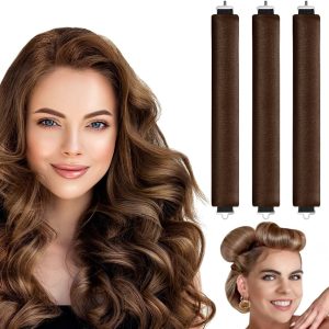 Heatless Hair Curler set – 3 pcs Curling Rods + Sleeping Headband