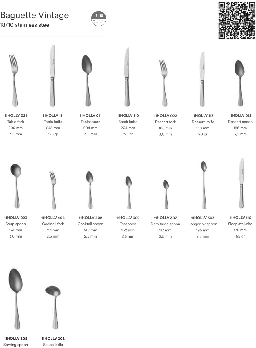 Baguette Vintage bestick - Bild 5