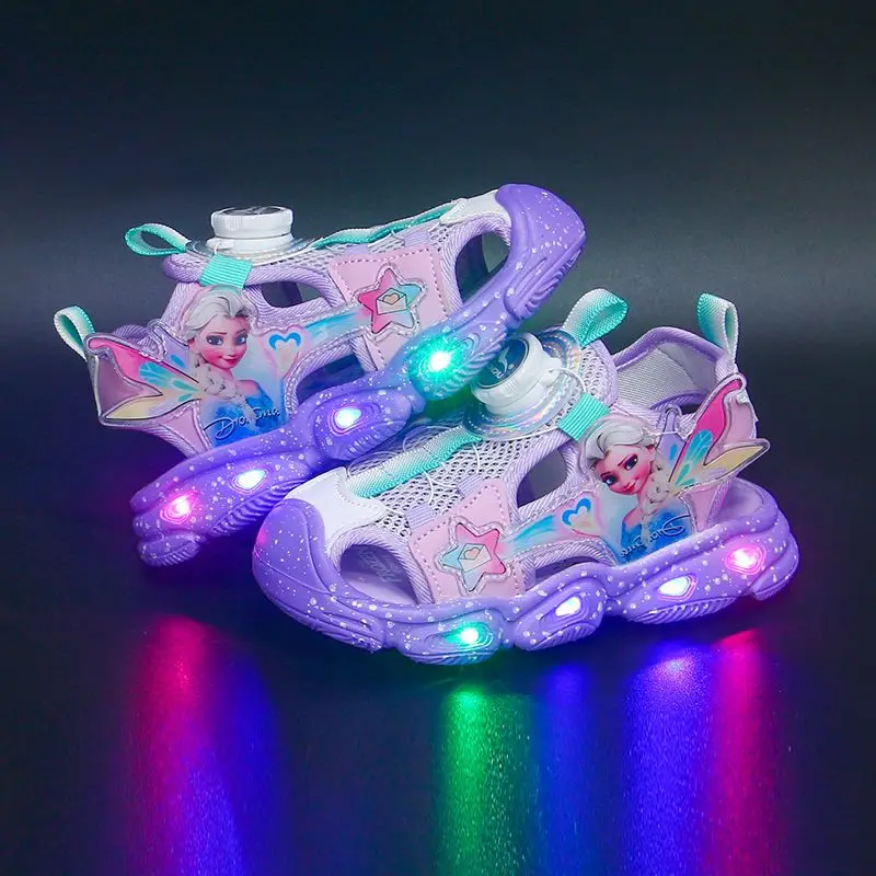 Elsa Sandaler För Barn | Blinkande Elsa Sandaler | Disney Frost - Bild 3