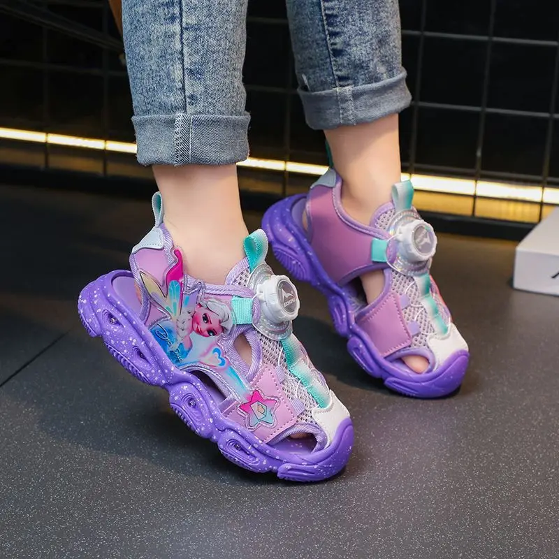 Elsa Sandaler För Barn | Blinkande Elsa Sandaler | Disney Frost - Bild 7