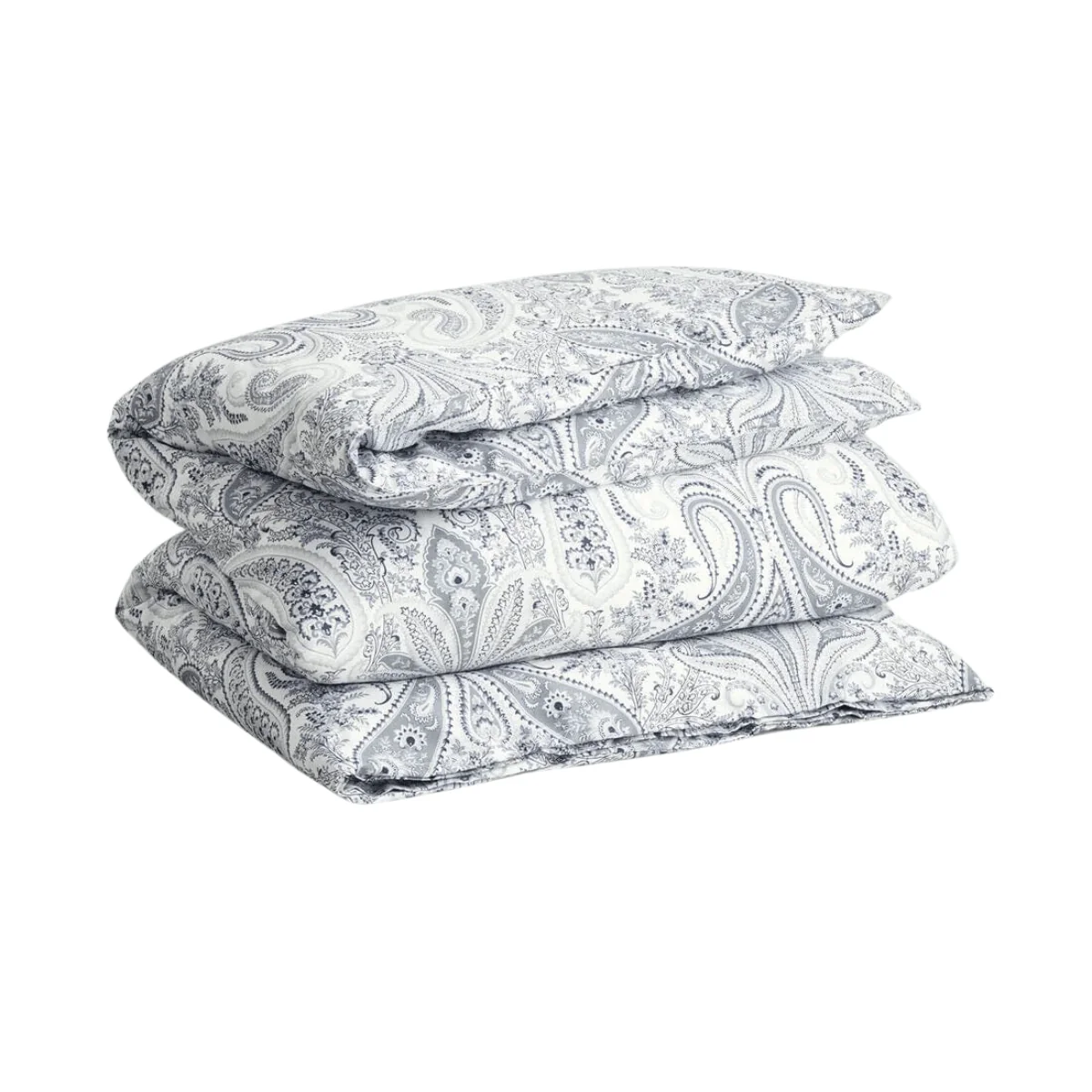 GANT Key West Paisley Påslakanset - Heather Grey - Bild 3