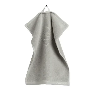 GANT Organic Cotton G Handduk - Light Grey