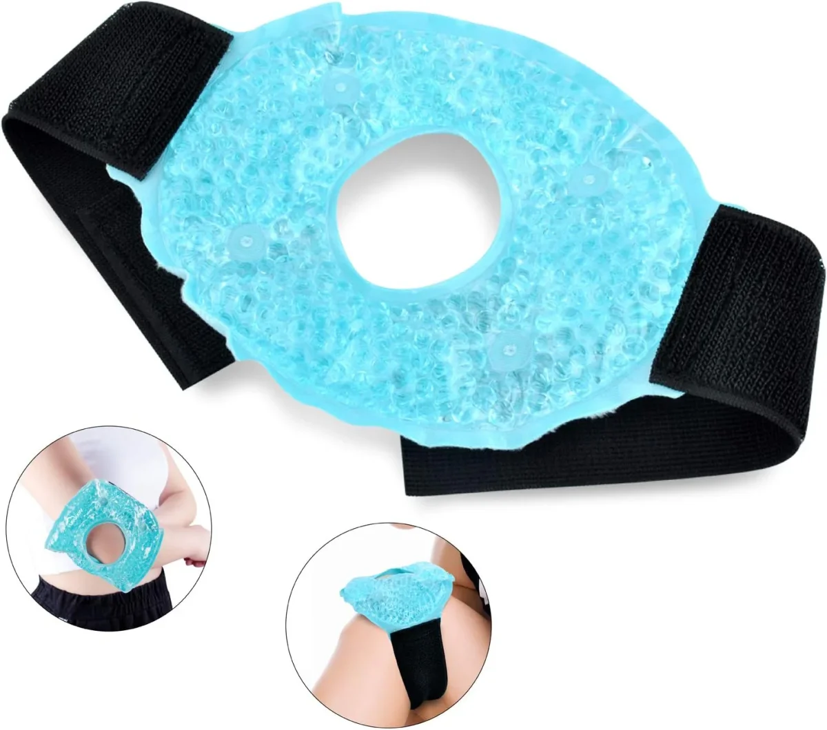 Gelkudde för knä och armbåge - värme och kyla för smärtlindring - Bild 2