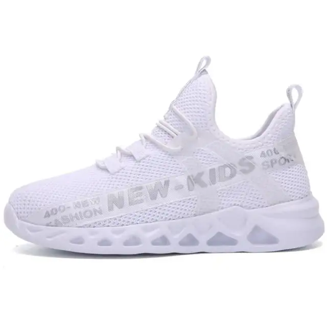 Snygga Sneakers För Barn | Röd, Svart, Vit | Storlek 26-38 - Bild 9