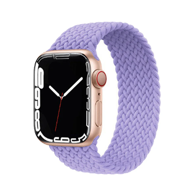 Apple Watch Armband - Braided Stretch Lila