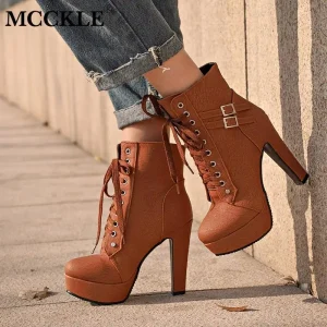 Boots Med Klackar