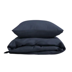 Arkipelag Plain Påslakanset Navy