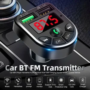 FM-Sändare med Bluetooth