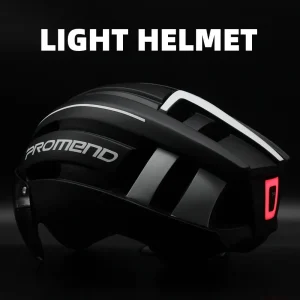 Cykelhjälm med LED