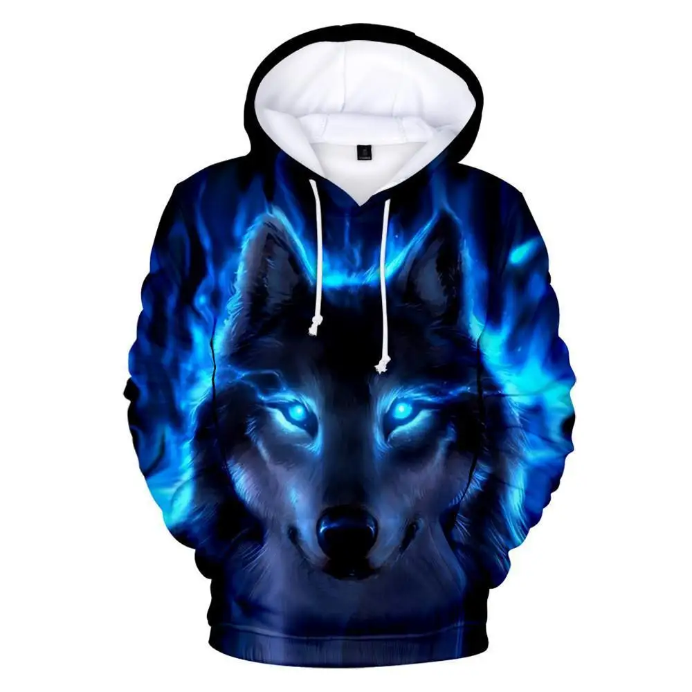 Hoodie Med Varg