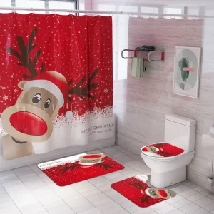 Badrumsmattor med Jultema