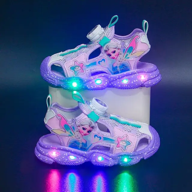 Elsa Sandaler För Barn | Blinkande Elsa Sandaler | Disney Frost - Bild 9