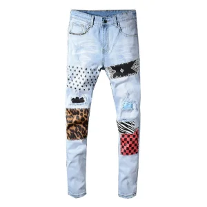 Patch Jeans Herr