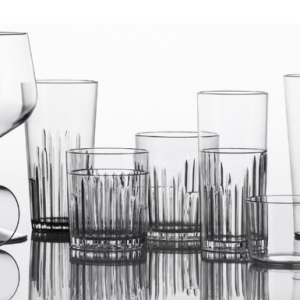 Milano okrossbara plastglas | stapelbara
