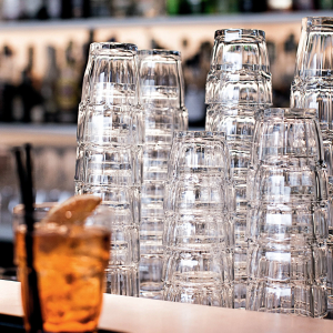 Rock Bar dricksglas | Stapelbart